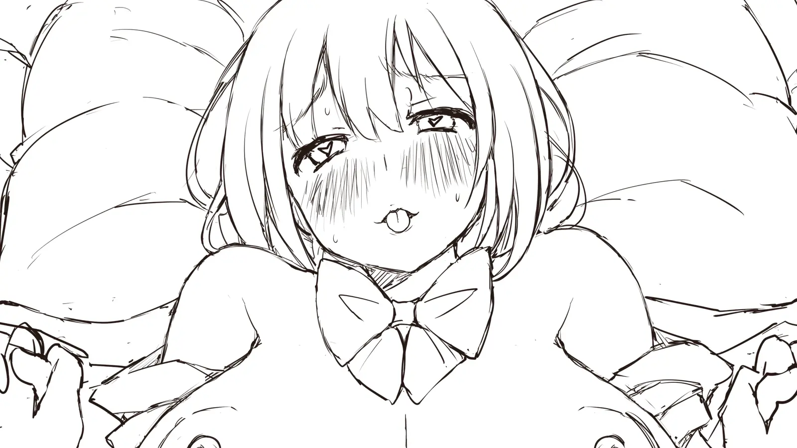 Watashi To Kareshi To Aitsu No Jijou_Rough Sketch